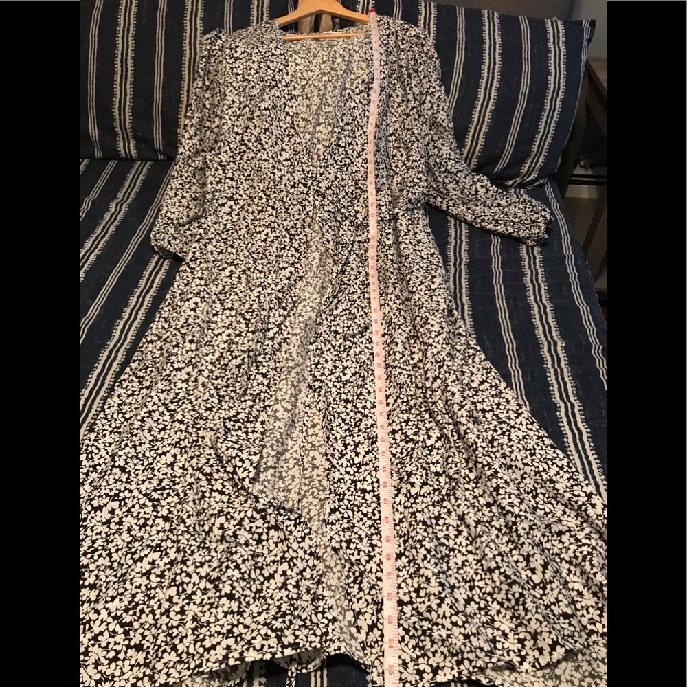 ASOS CURVE Wrap Puff Sleeve Maxi Dress - Picture 5 of 12